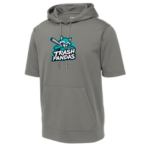 Trash Pandas Baseball Sport-Tek ® Sport-Wick ® Fleece Short Sleeve Hooded Pullover