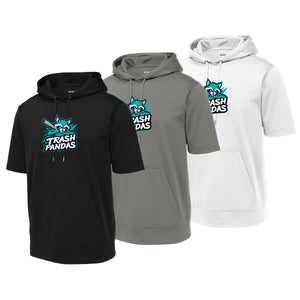 Trash Pandas Baseball Sport-Tek ® Sport-Wick ® Fleece Short Sleeve Hooded Pullover