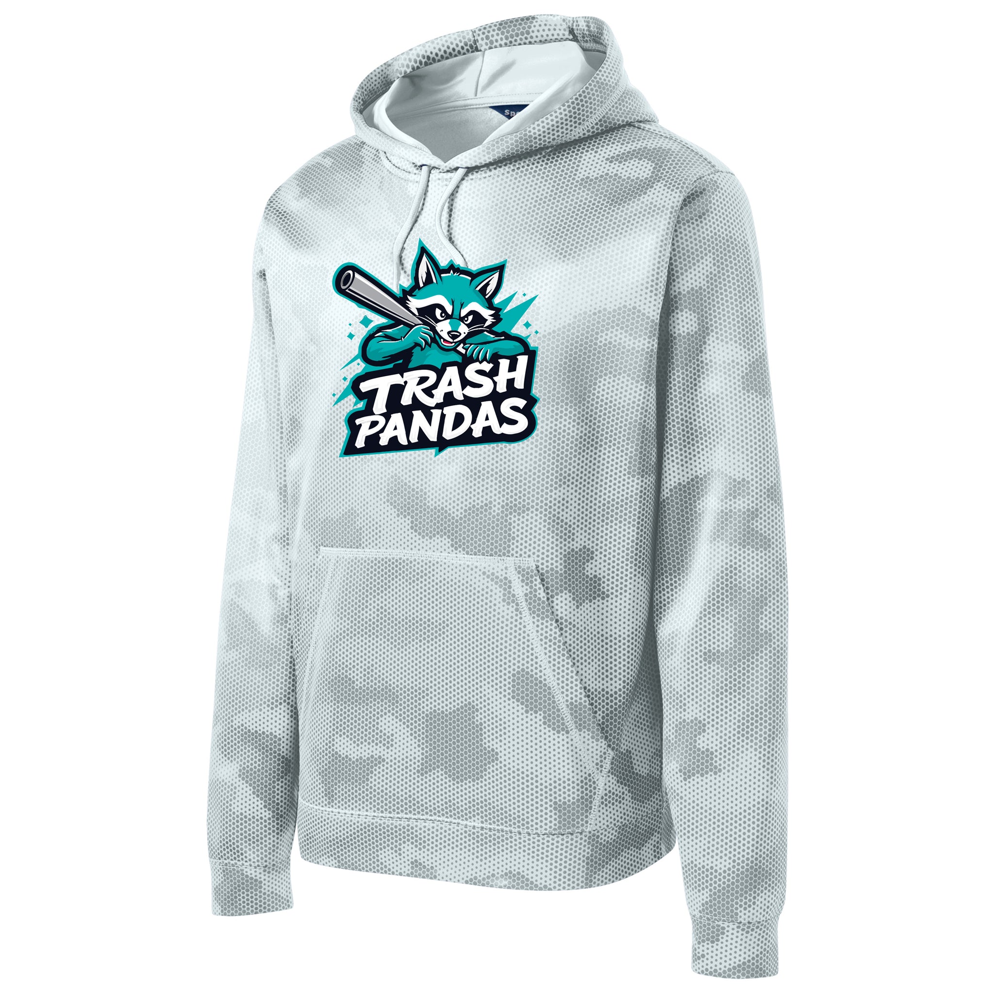 Trash Pandas Baseball Sport-Tek® Sport-Wick® CamoHex Fleece Hooded Pullover