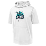 Trash Pandas Baseball Sport-Tek ® Sport-Wick ® Fleece Short Sleeve Hooded Pullover