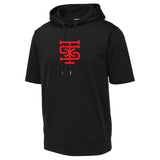 Texas Sandlot Baseball Sport-Tek ® Sport-Wick ® Fleece Short Sleeve Hooded Pullover