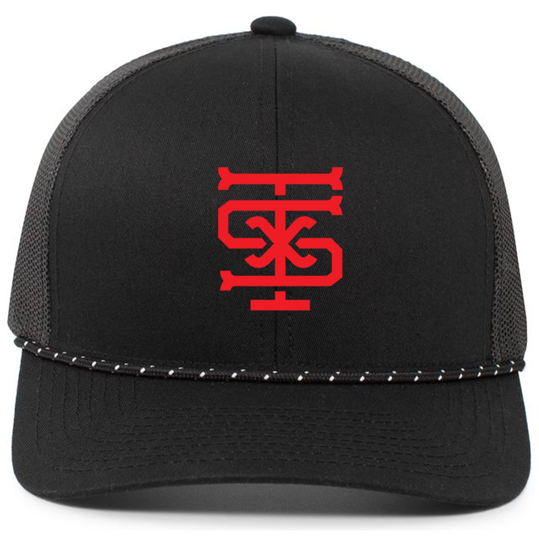 Texas Sandlot Baseball Pacific Headwear Trucker Snapback Braid Cap