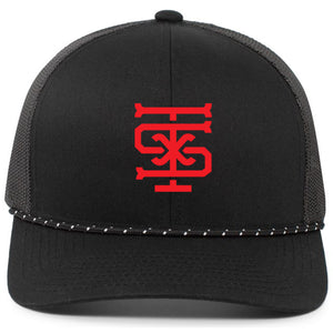 Texas Sandlot Baseball Pacific Headwear Trucker Snapback Braid Cap