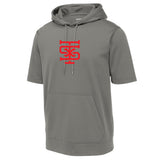 Texas Sandlot Baseball Sport-Tek ® Sport-Wick ® Fleece Short Sleeve Hooded Pullover