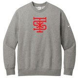 Texas Sandlot Baseball Nike Club Fleece Sleeve Swoosh Crew