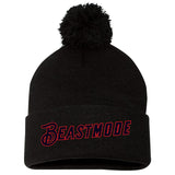 Texas Sandlot Baseball Sportsman 12" Pom-Pom Cuffed Beanie