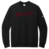 Texas Sandlot Baseball Nike Club Fleece Sleeve Swoosh Crew