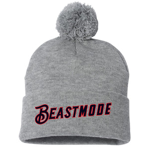 Texas Sandlot Baseball Sportsman 12" Pom-Pom Cuffed Beanie