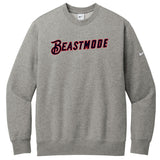 Texas Sandlot Baseball Nike Club Fleece Sleeve Swoosh Crew
