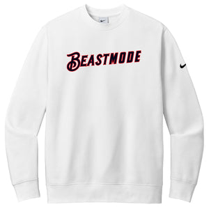 Texas Sandlot Baseball Nike Club Fleece Sleeve Swoosh Crew