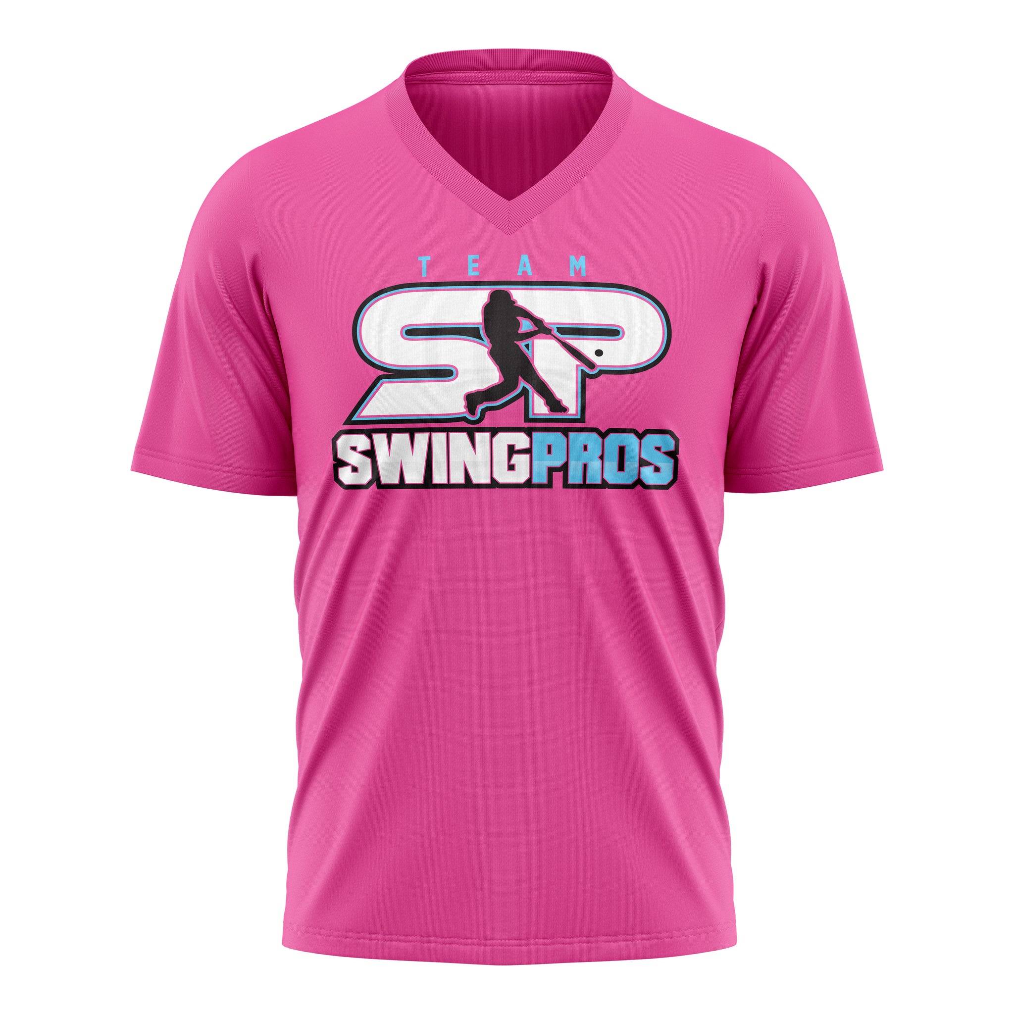 TEAM SWING PROS WOMENS V-NECK SHORT SLEEVE