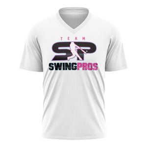 TEAM SWING PROS WOMENS V-NECK SHORT SLEEVE