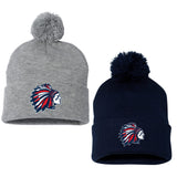 Westminster Tribe Fastpitch Sportsman 12" Pom-Pom Cuffed Beanie