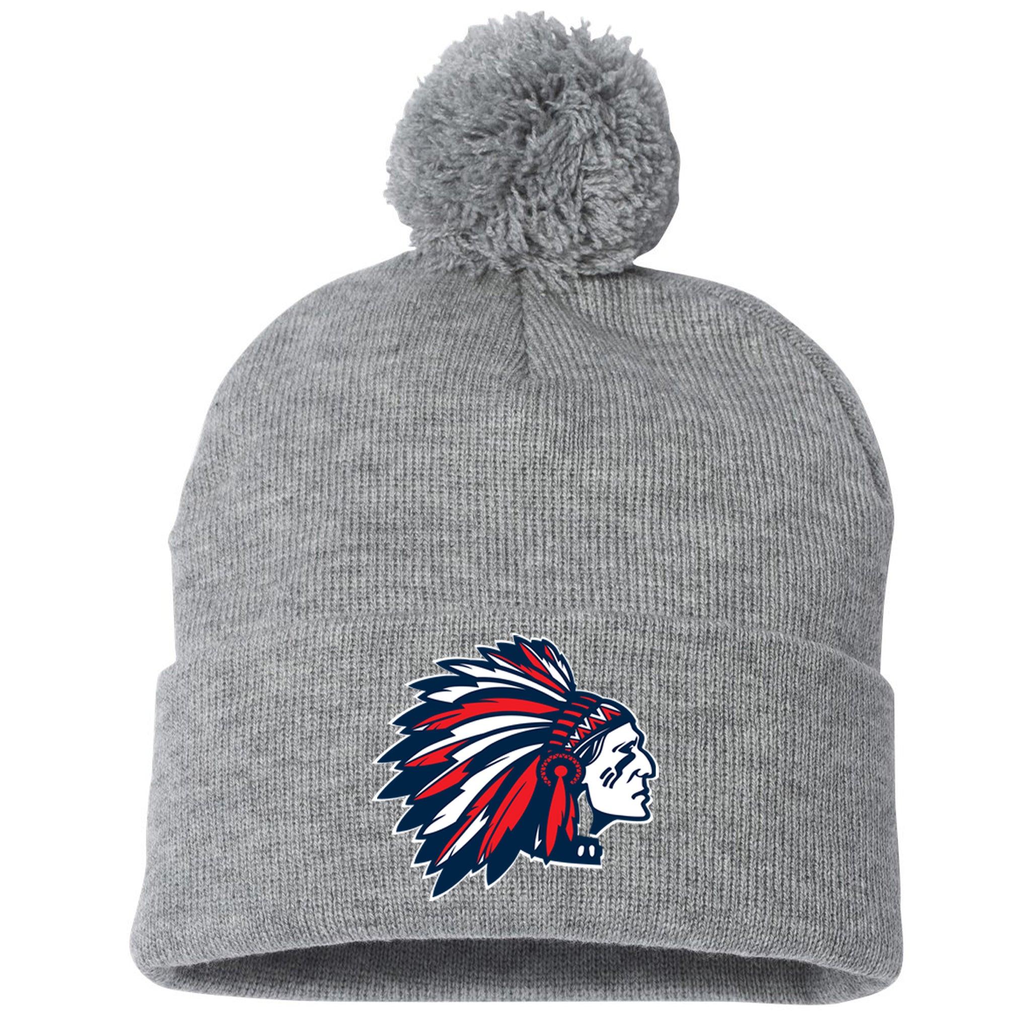 Westminster Tribe Fastpitch Sportsman 12" Pom-Pom Cuffed Beanie