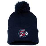 Westminster Tribe Fastpitch Sportsman 12" Pom-Pom Cuffed Beanie