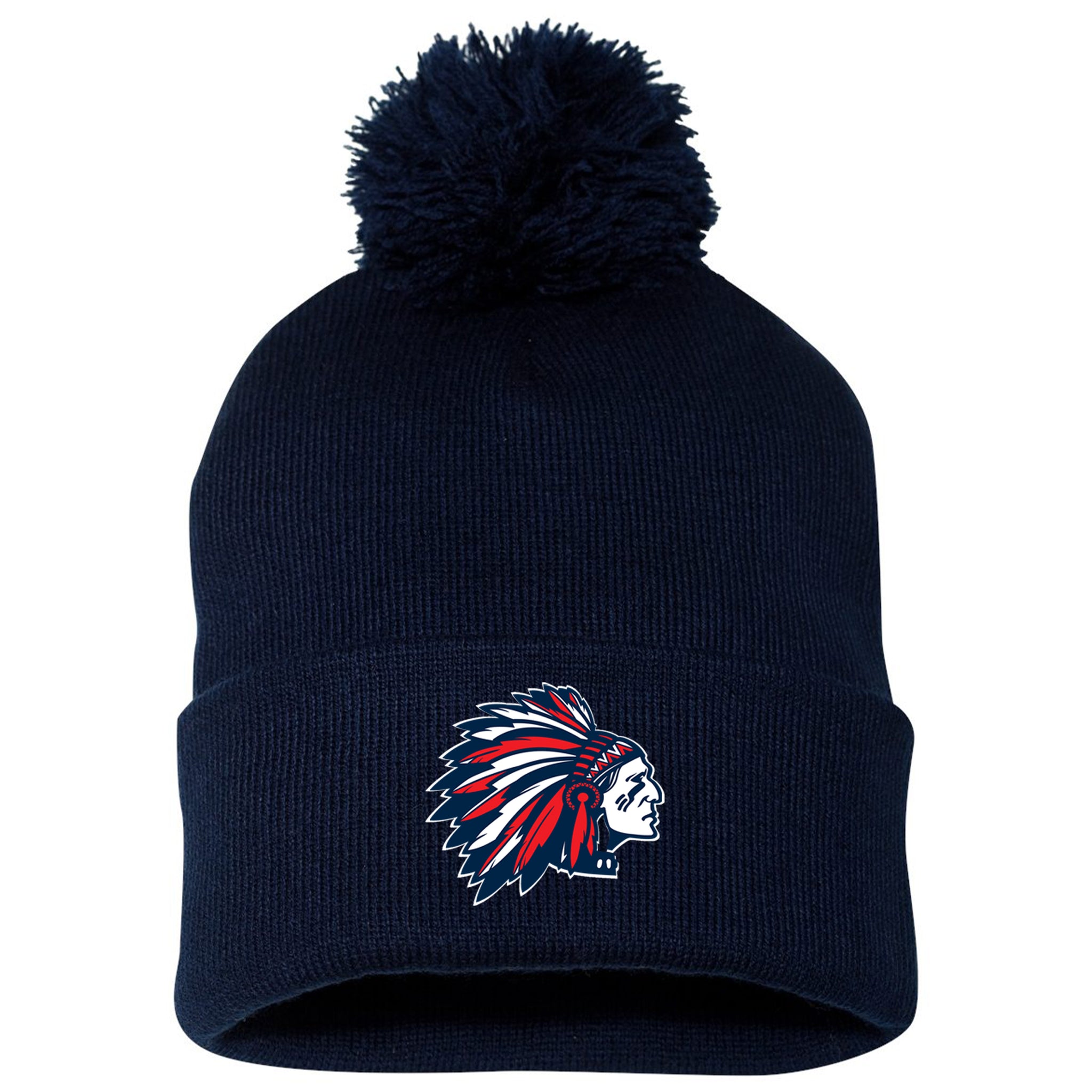 Westminster Tribe Fastpitch Sportsman 12" Pom-Pom Cuffed Beanie