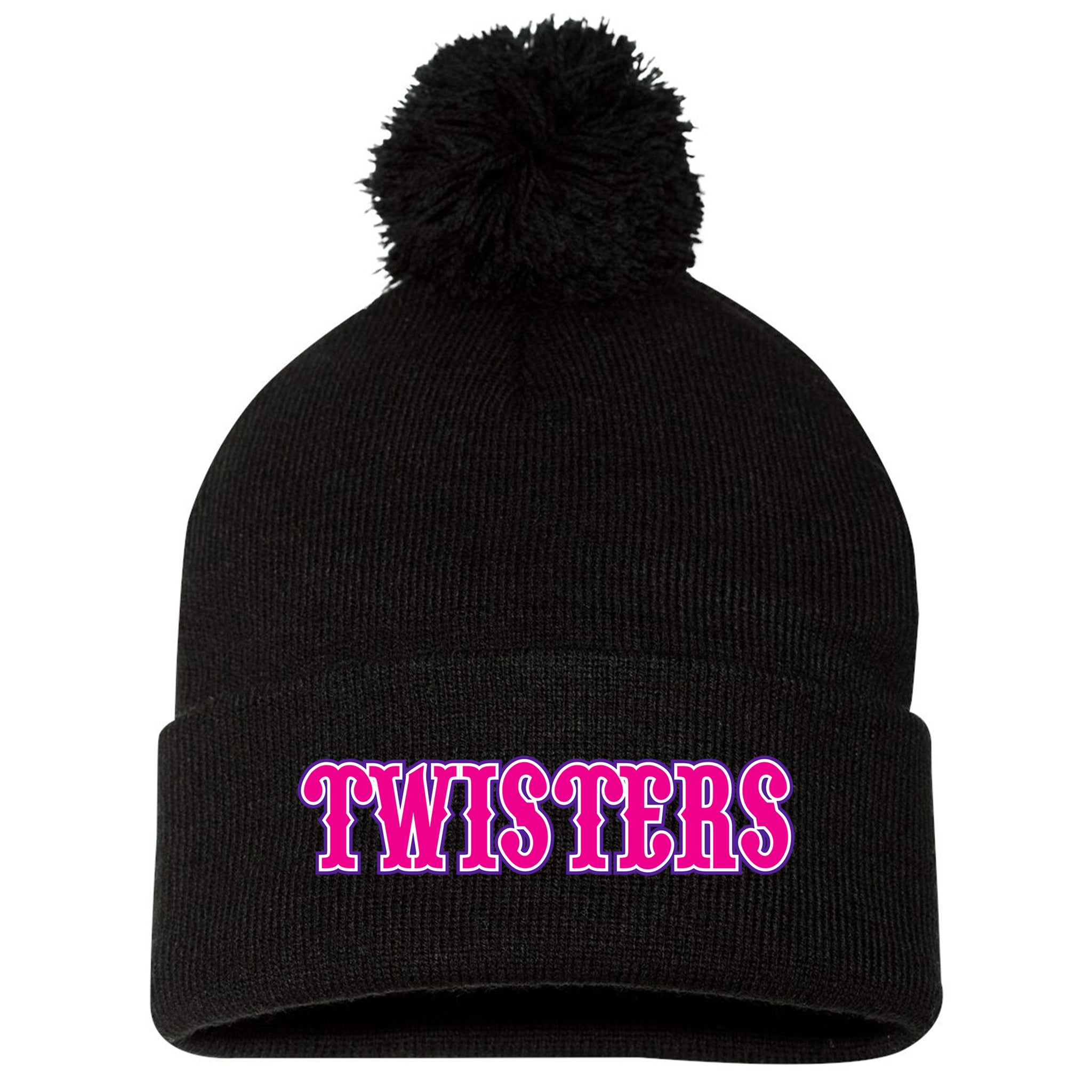 Twisters Fastpitch Sportsman 12" Pom-Pom Cuffed Beanie