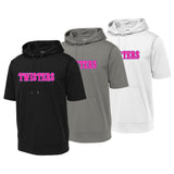 Twisters Fastpitch Sport-Tek ® Sport-Wick ® Fleece Short Sleeve Hooded Pullover