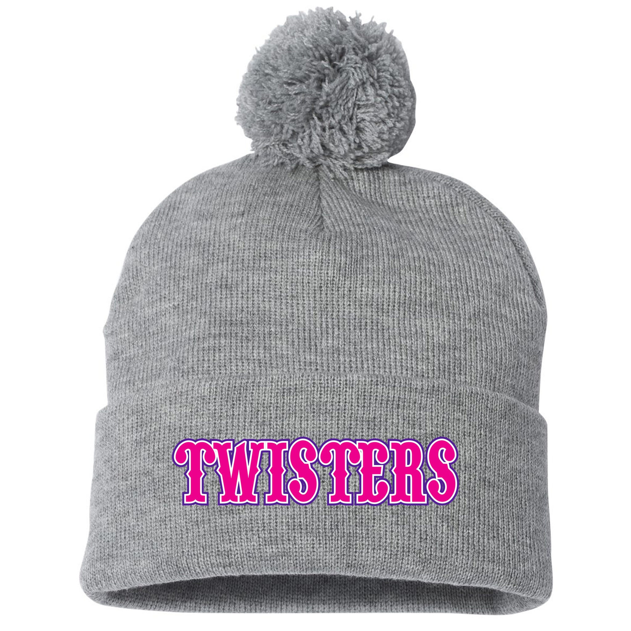 Twisters Fastpitch Sportsman 12" Pom-Pom Cuffed Beanie