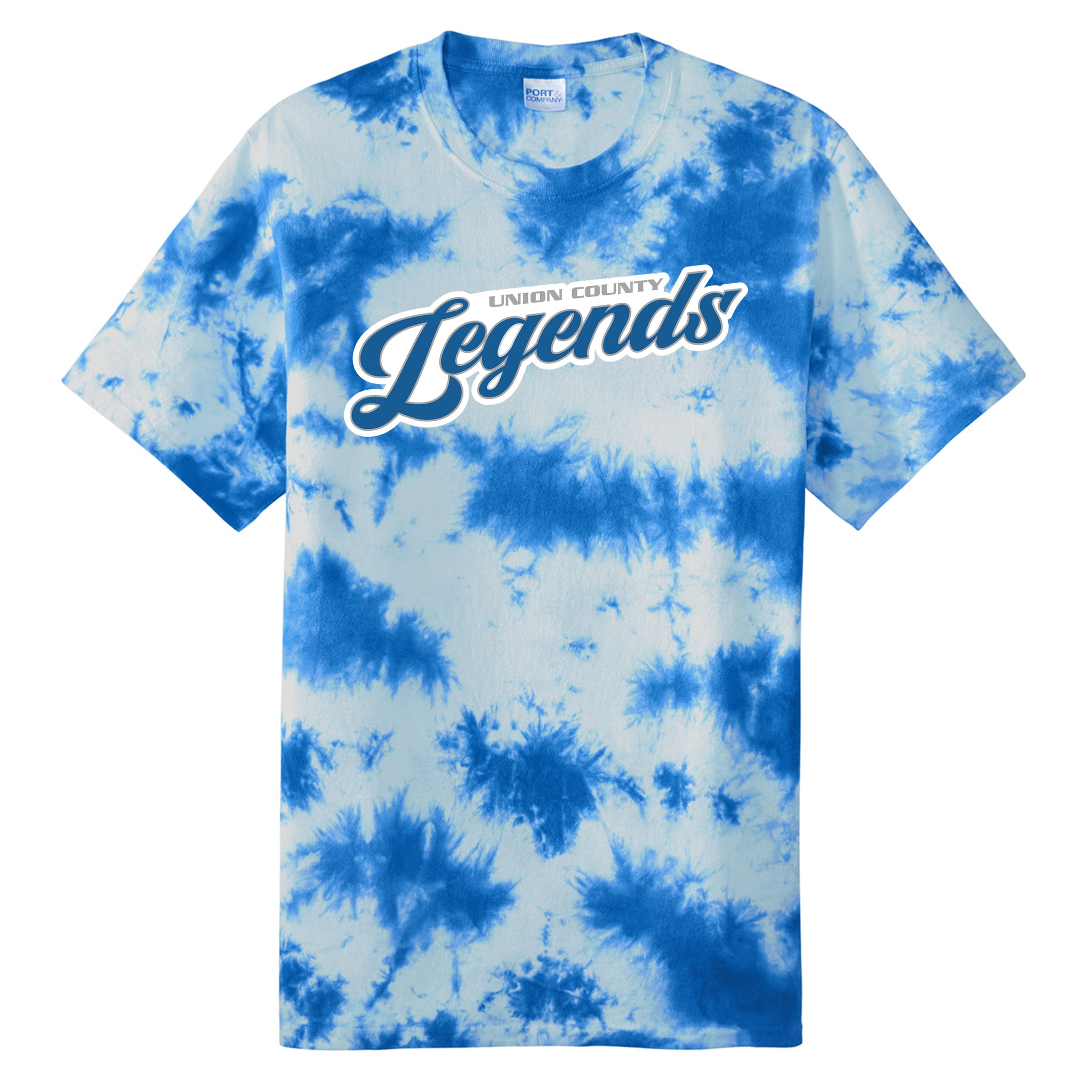 Union County Legends Baseball Crystal Tie-Dye Tee