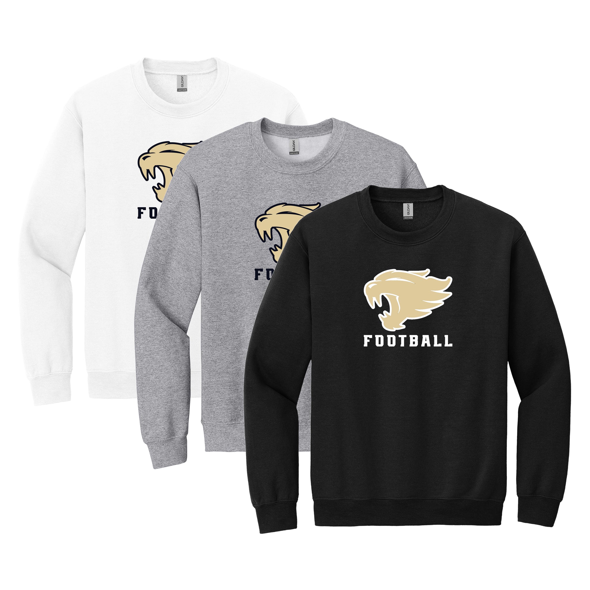 Wildcats Football Gildan® Heavy Blend™ Crewneck Sweatshirt
