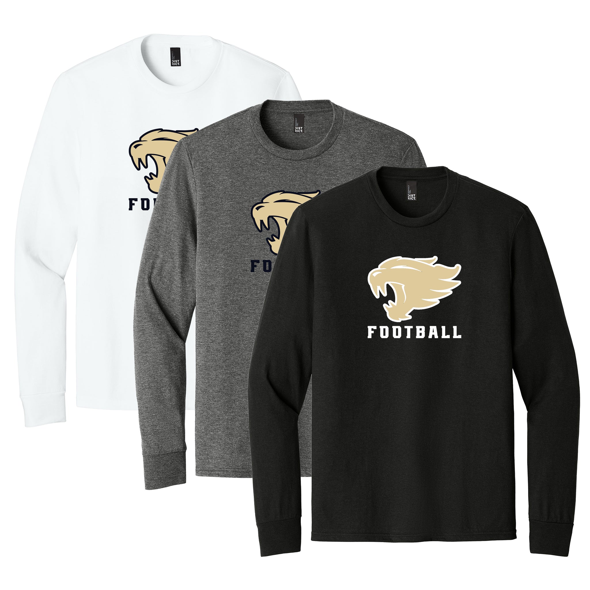 Wildcats Football Perfect Tri ® Long Sleeve Tee
