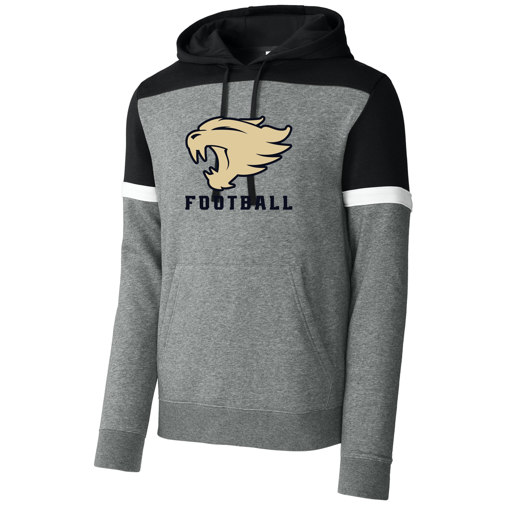 Wildcats Football Sport-Tek® Drive Fleece Colorblock Hoodie