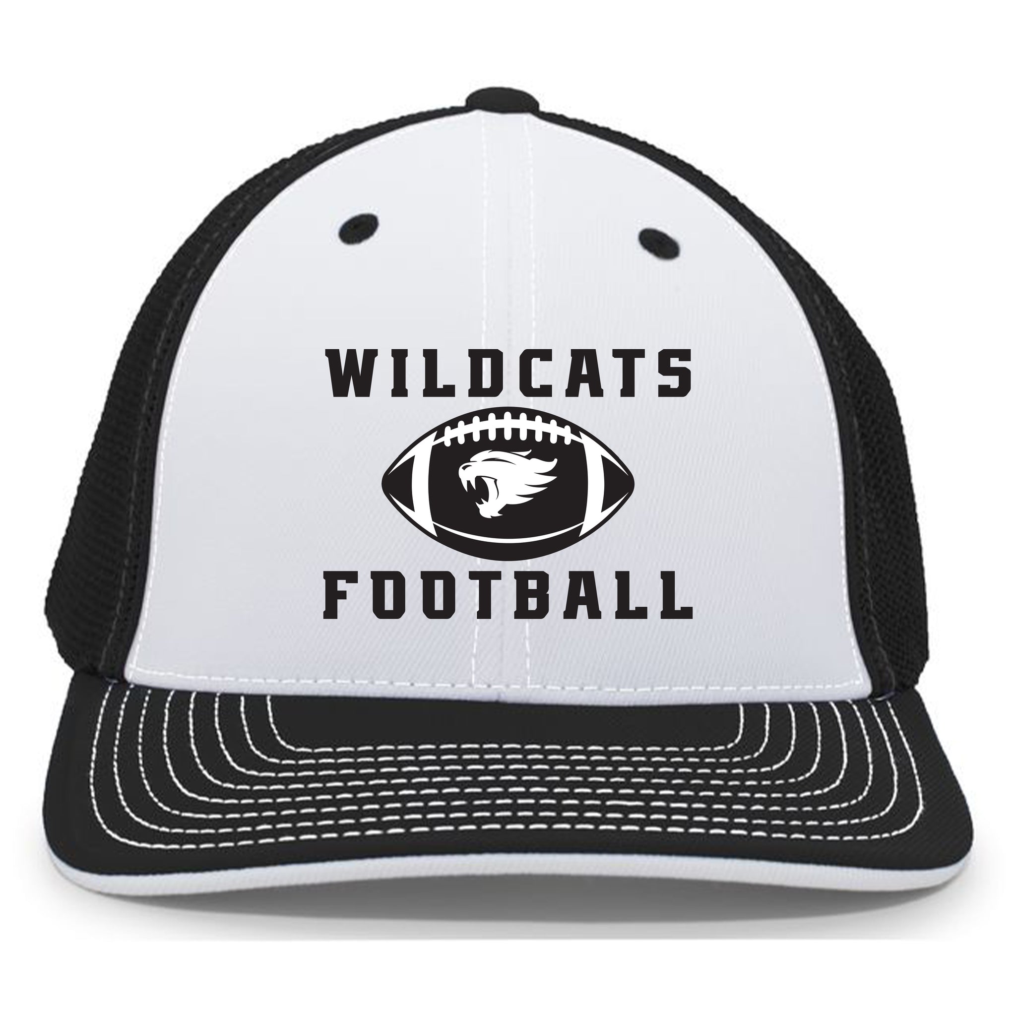 WIldcats Football 404M Pacific Headwear Trucker Pacflex Cap