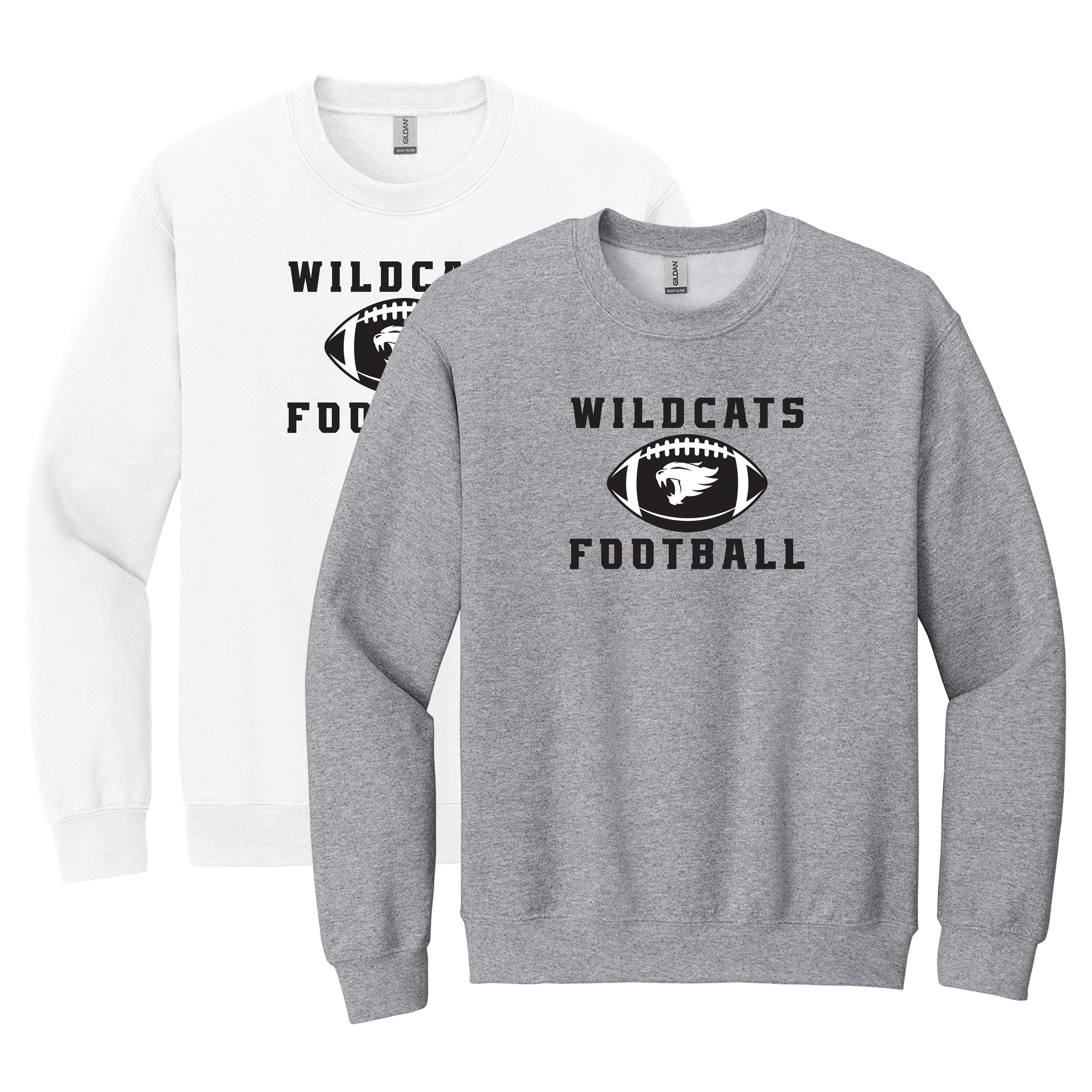 Wildcats Football Gildan® Heavy Blend™ Crewneck Sweatshirt