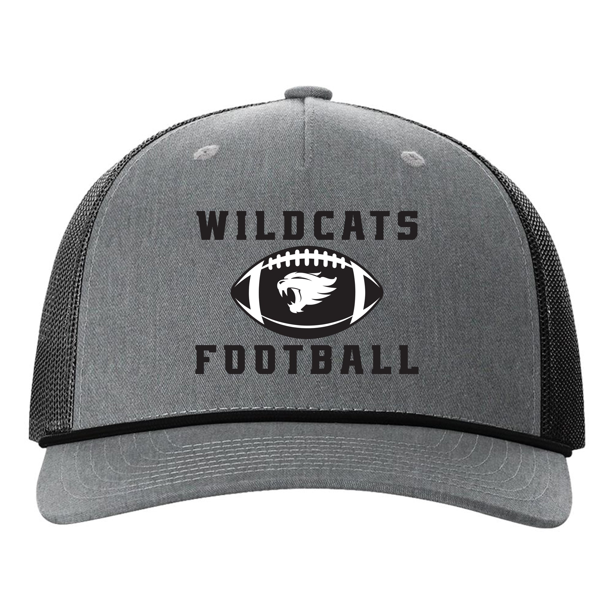 Wildcats Football Richardson 112FPR Five Panel Trucker with Rope Snapback