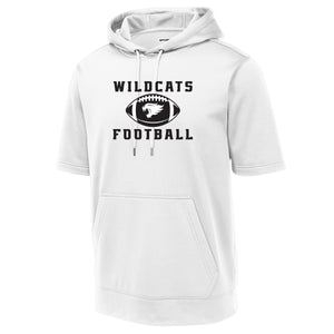 Wildcats Football Sport-Tek ® Sport-Wick ® Fleece Short Sleeve Hooded Pullover