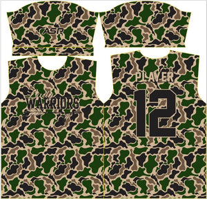 Lady Warriors Fastpitch Mens Full Sublimation Short Sleeve