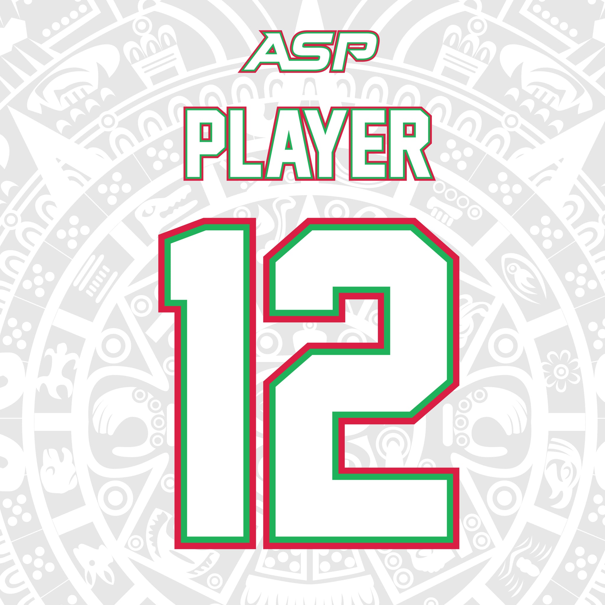 ASP Mexico Nation Mens/Boys Full Sublimation Long Sleeve