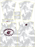 Centennial Hockey Mens/Boys Full Sublimation Long Sleeve 1/4 Zip Jersey