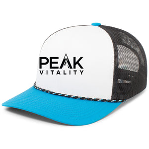 Peak Vitality Pacific Headwear Trucker Snapback Braid Cap