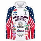 York County Anglers Performance Hooded Long Sleeve