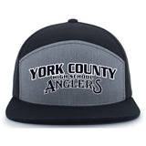 York County Anglers Pacific Headwear 6-Panel Trucker Snapback Hat