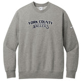 York County Anglers Nike Club Fleece Sleeve Swoosh Crew