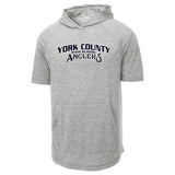 York County Anglers Sport-Tek ® PosiCharge ® Tri-Blend Wicking Short Sleeve Hoodie