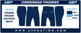 Zimmerman Thunder Fastpitch Women's/Girls Full Sublimation Knickers