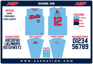 Shine On Slowpitch Mens Full Sublimation Long Sleeve