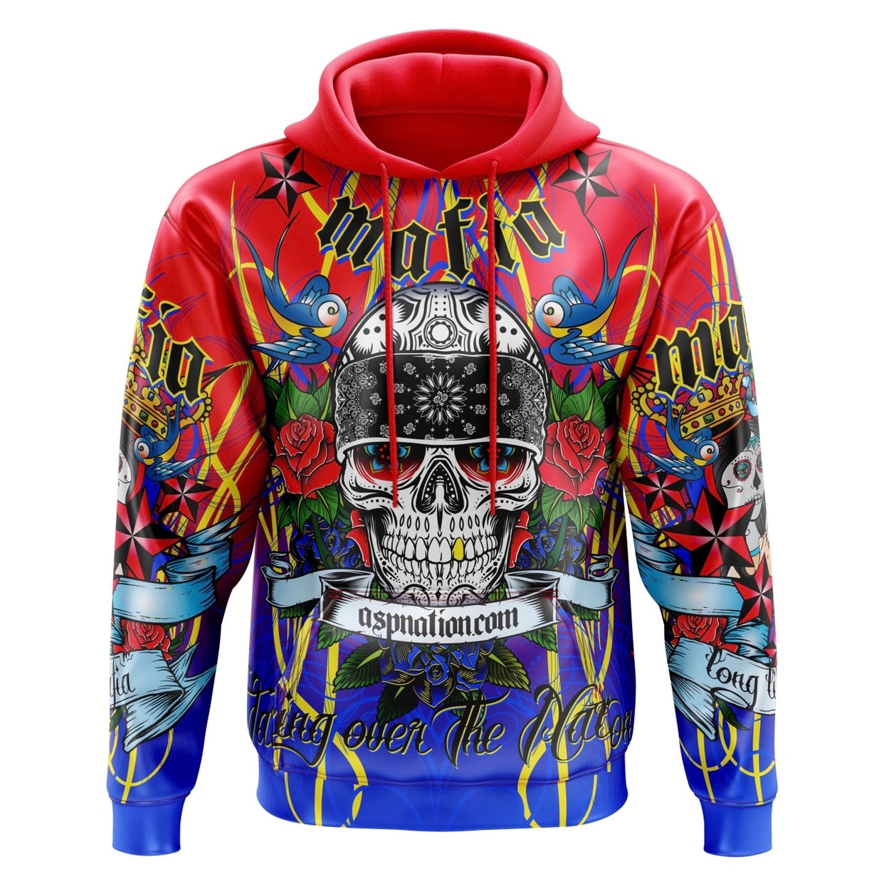 ASP Mafia Full Sublimation Hoodie
