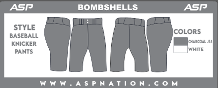 Bombshells Fastpitch Womens/Girls Full Sublimation Knickers