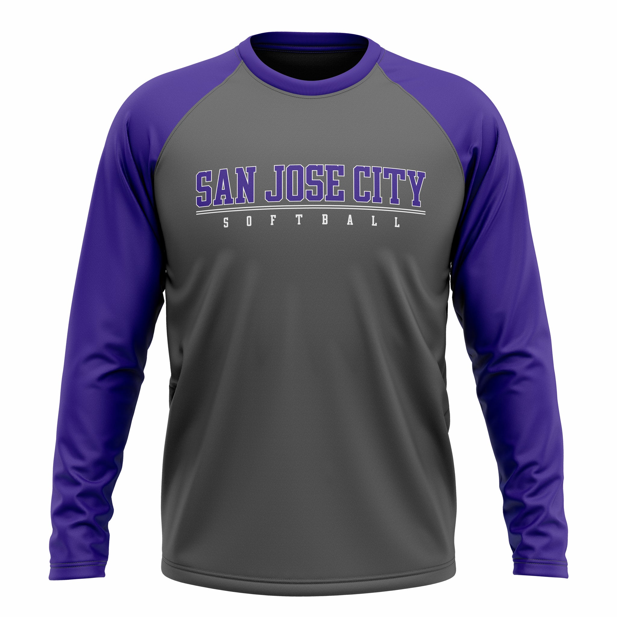 SAN JOSE CITY COLLEGE 2.0 RAGLAN LONG SLEEVE