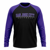 SAN JOSE CITY COLLEGE 2.0 RAGLAN LONG SLEEVE