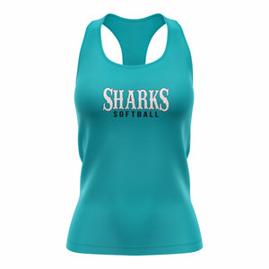 LADY SHARKS FASTPITCH WOMENS FULL SUB TANK