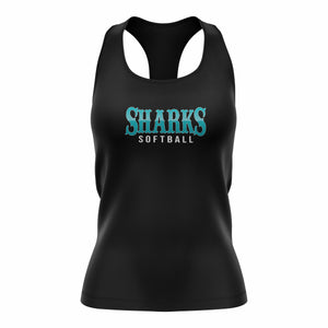 LADY SHARKS FASTPITCH WOMENS FULL SUB TANK