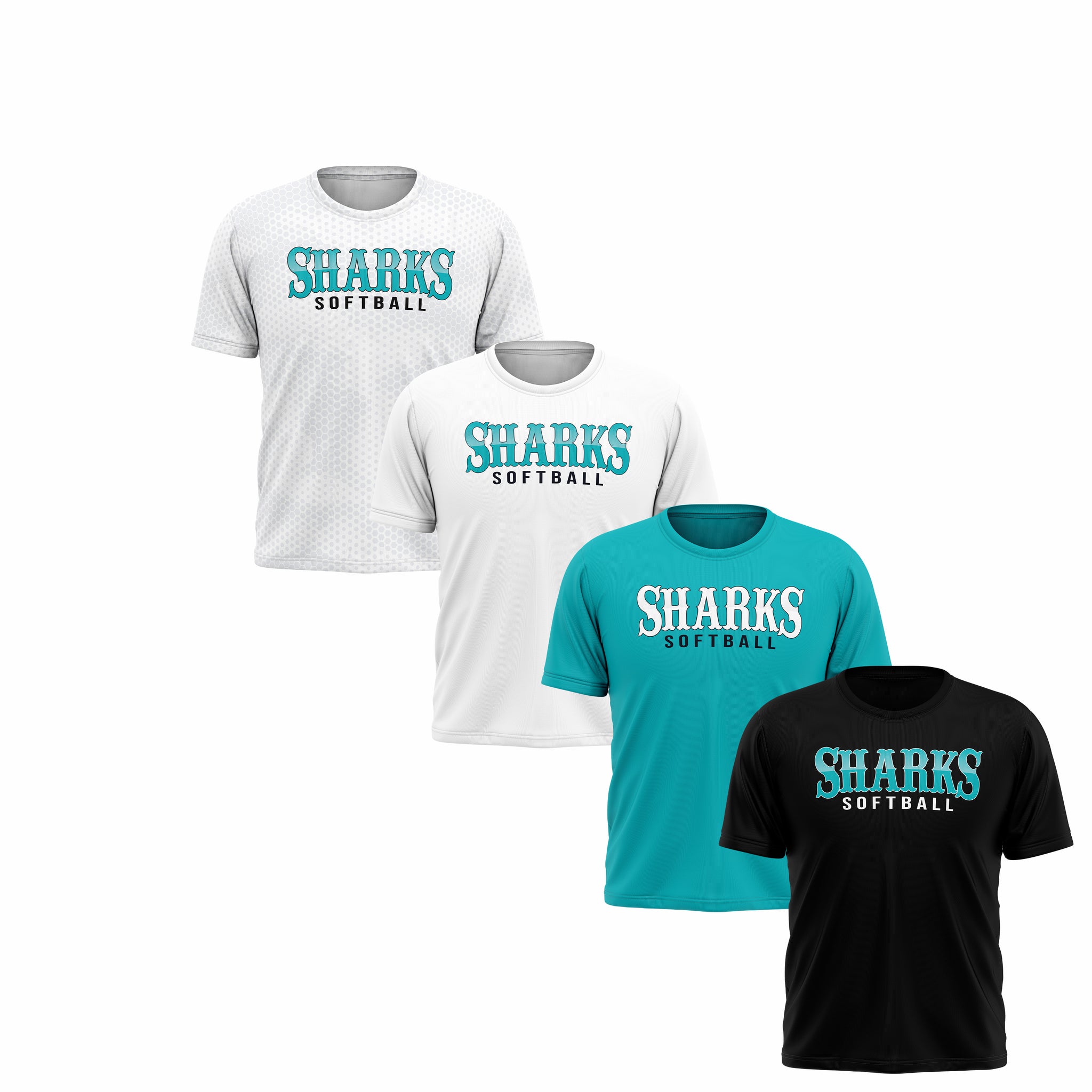 LADY SHARKS FASTPITCH MENS FULL SUB SHORT SLEEVE